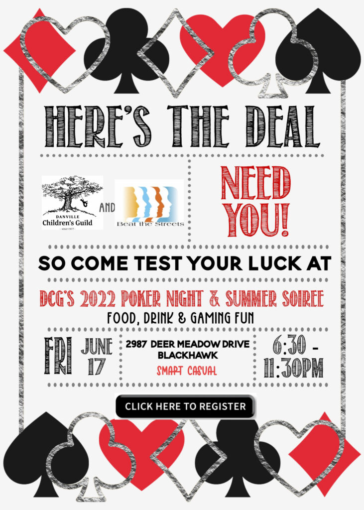Click to register for DCG'S 2022 Poker Night & Summer Soiree